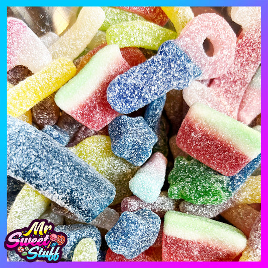 1 KG Mega Pick N Mix Pouch Bag  - Fizzy Sweets Jar